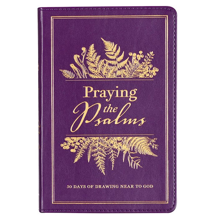 Praying The Psalms-Purple Faux Leather