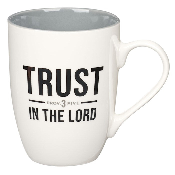 Mug-Budget-Trust In The Lord (Proverbs 3:5)-Black (MUG1071)
