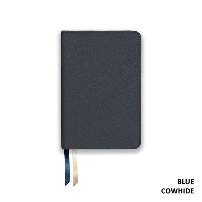 LSB Legacy Standard Bible/Compact Edition-Blue Paste-Down Cowhide