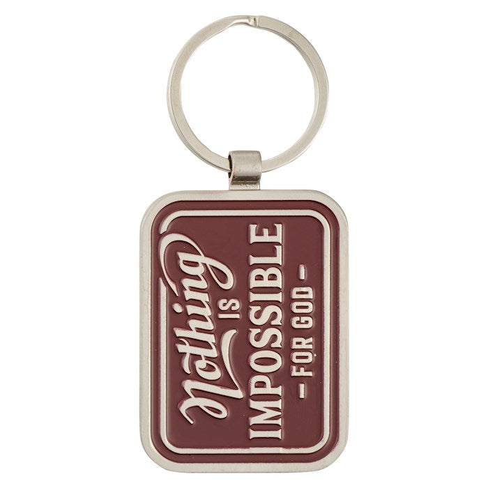 Keychain-Nothing Is Impossible-Lk. 1:37