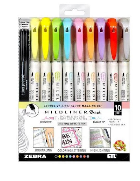 Midliner Brush Study Kit (10 Piece Set)