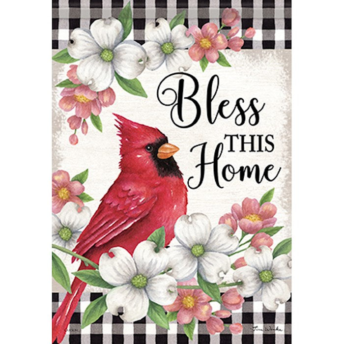 Flag-Garden-Durasoft-Cardinal & Dogwood (28" x 40")