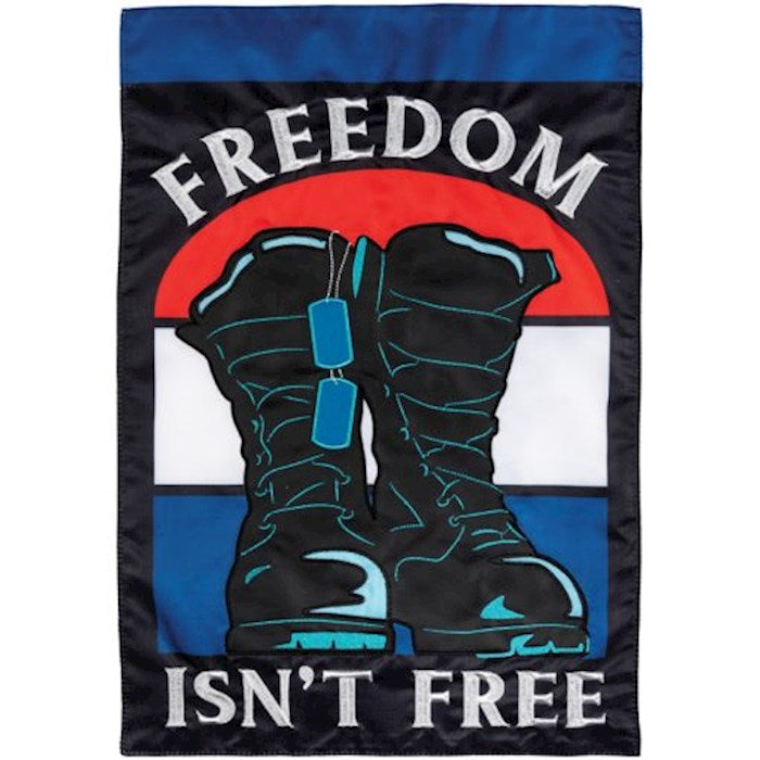 Flag-Garden-Applique-Freedom (12.5" x 18") (out of print)