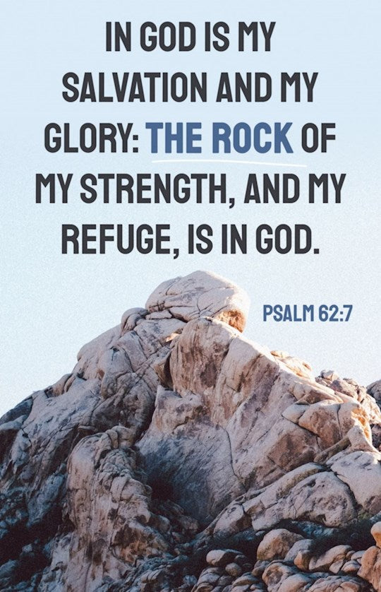 Bulletin-In God Is My Salvation And My Glory (Psalm 62:7 KJV) (Pack Of 100)