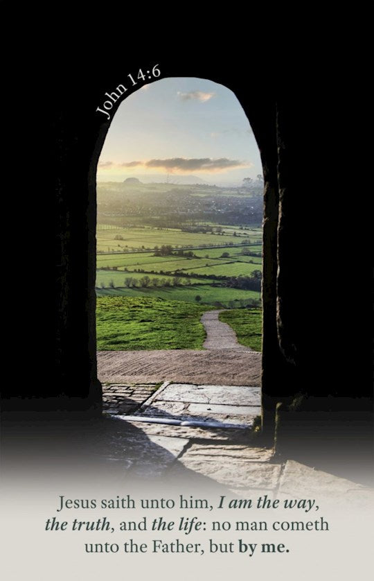 Bulletin-Jesus Saith Unto Him I Am The Way The Truth And The Life (John 14:6 KJV) (Pack Of 100)