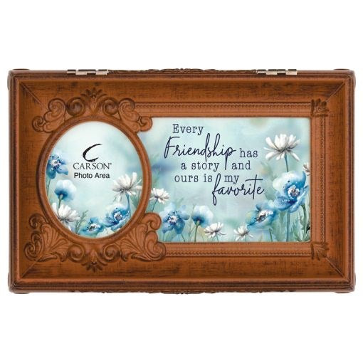 Music Box-Friendship Story/How Great Thou Art (7" x 4.5")