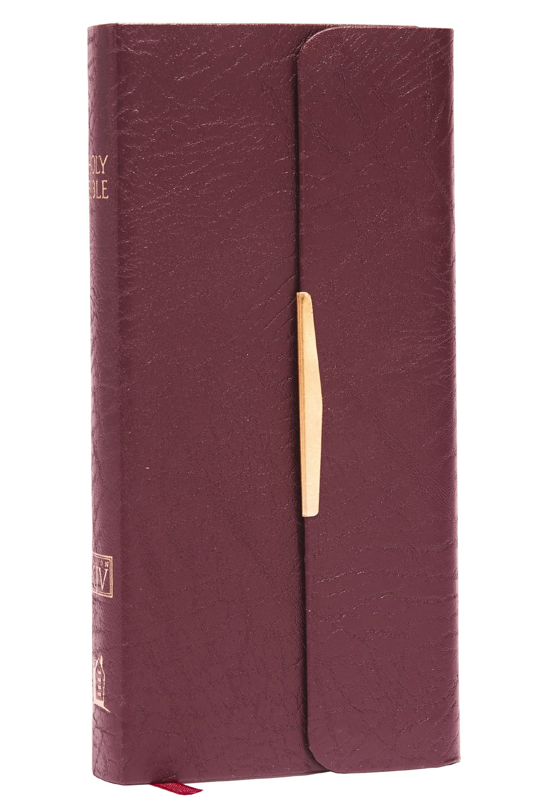 KJV Classic Companion Bible-Burgundy Bonded Leather w/Snap Flap