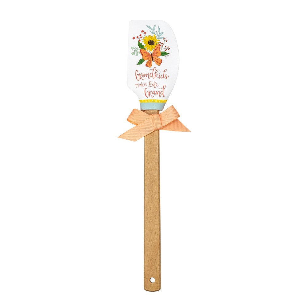 Spatula-Grandkids Make Life Grand-W/Measuring Table On Back (Silicone)
