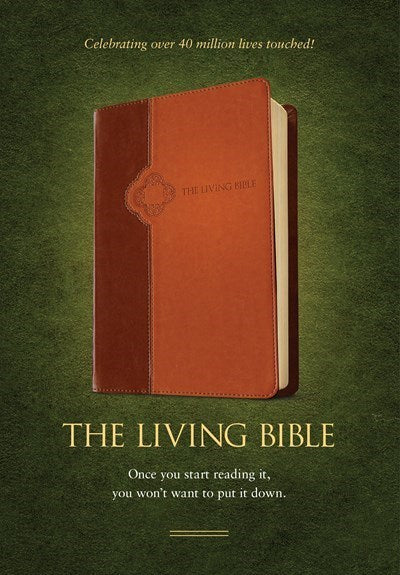 Seed of Abraham Christian Bookstore  TLB The Living Bible-Brown/Tan TuTone
