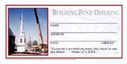 Offering Envelope-Building Fund Offering (4 Color) (Pack Of 250) (