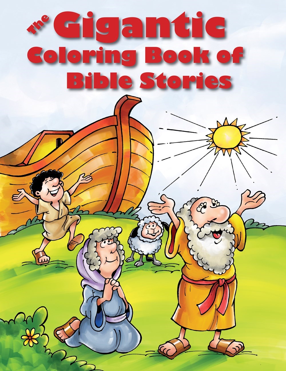 Coloring Book-The Gigantic Coloring Book Of Bible Stories (Happy Day)