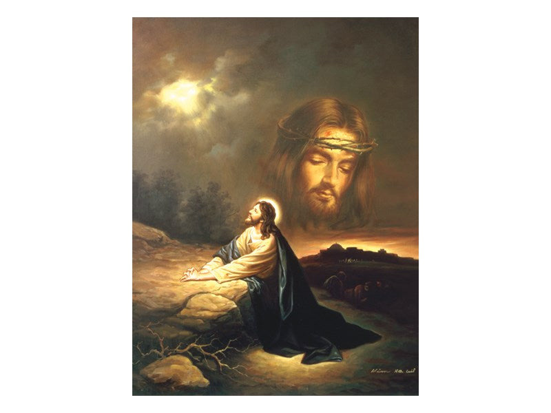 Jigsaw Puzzle-Praying At Gethsemane (500 Pieces)