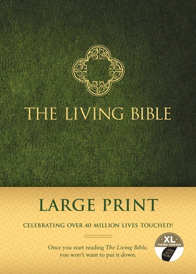 Seed of Abraham Christian Bookstore - TLB The Living Bible/Large Print-Hardcover Indexed