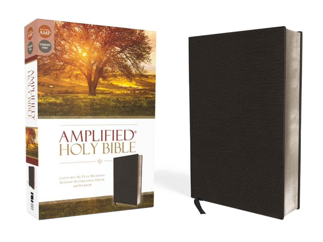 Amplified Holy Bible (Revised)-Black Bonded Leather