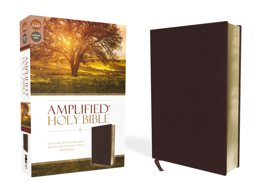Amplified Holy Bible (Revised)-Burgundy Bonded Leather