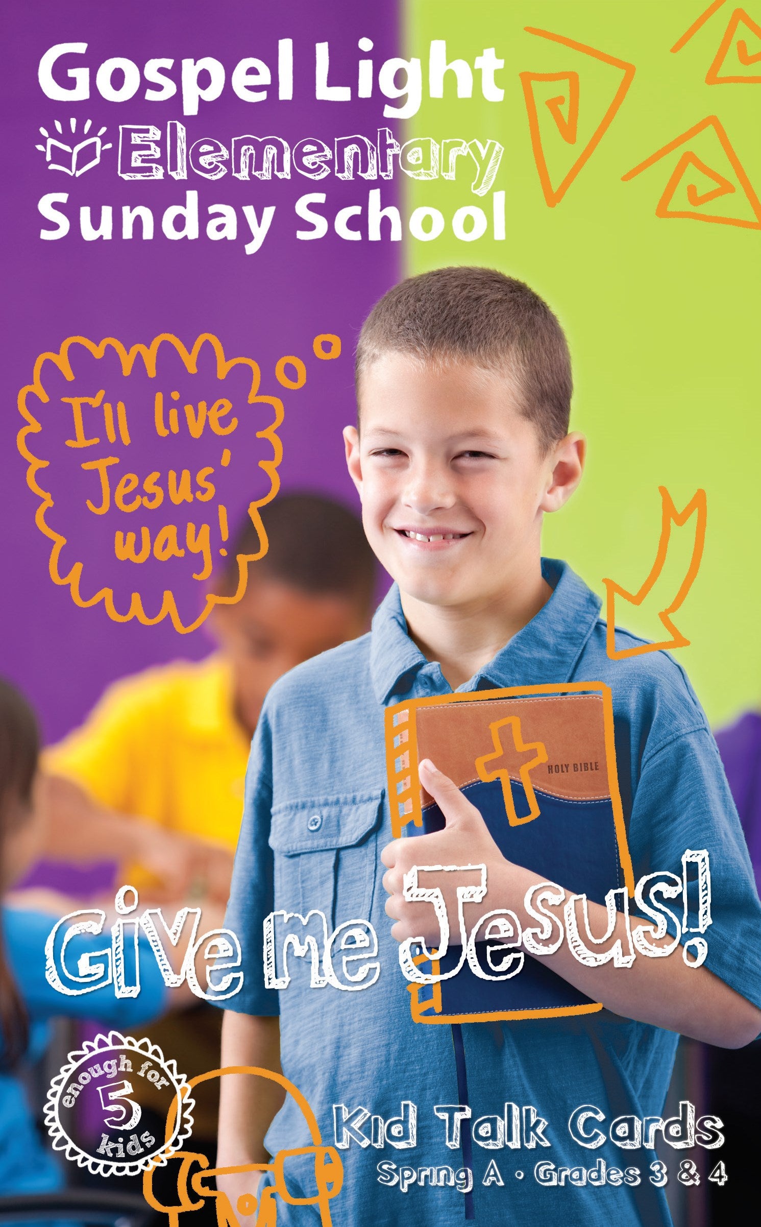 Gospel Light Spring 2024: Elementary Kid Talk Cards (Grades 3 & 4)-Year A (