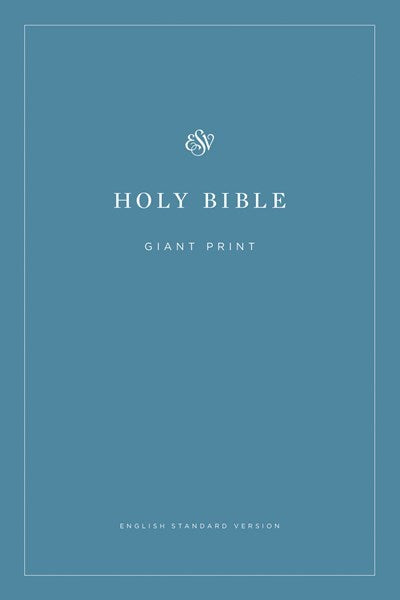 ESV Economy Bible/Giant Print-Blue Softcover