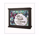 Light Box-Large-Breaths/Moments (9 x 10.75 x 4.5)-Black