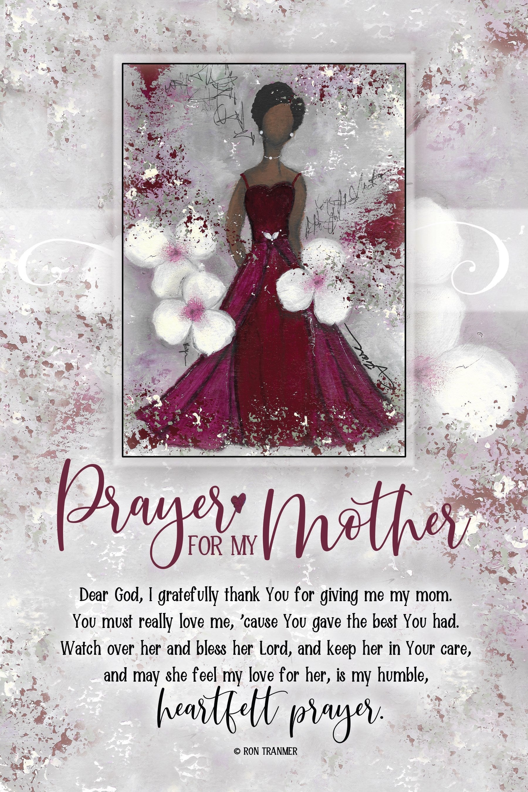 Plaque-Whispers Of The Heart-Prayer For My Mother (6 x 9)