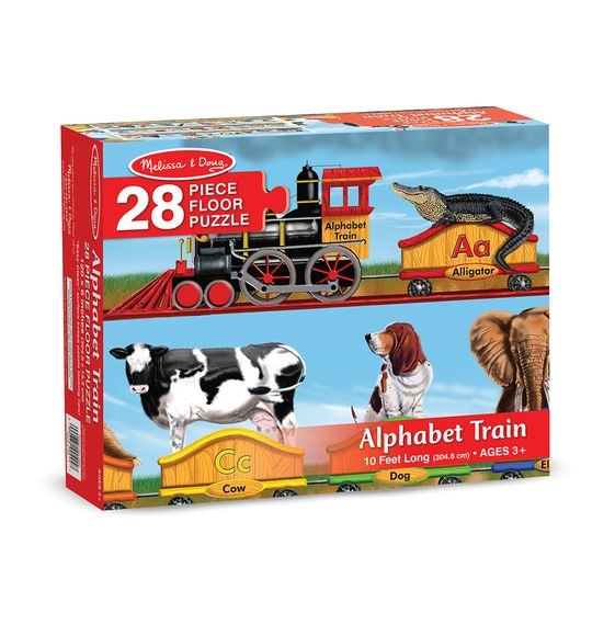 Puzzle-Alphabet Train Floor Puzzle (28 Pieces) (Ages 3+)