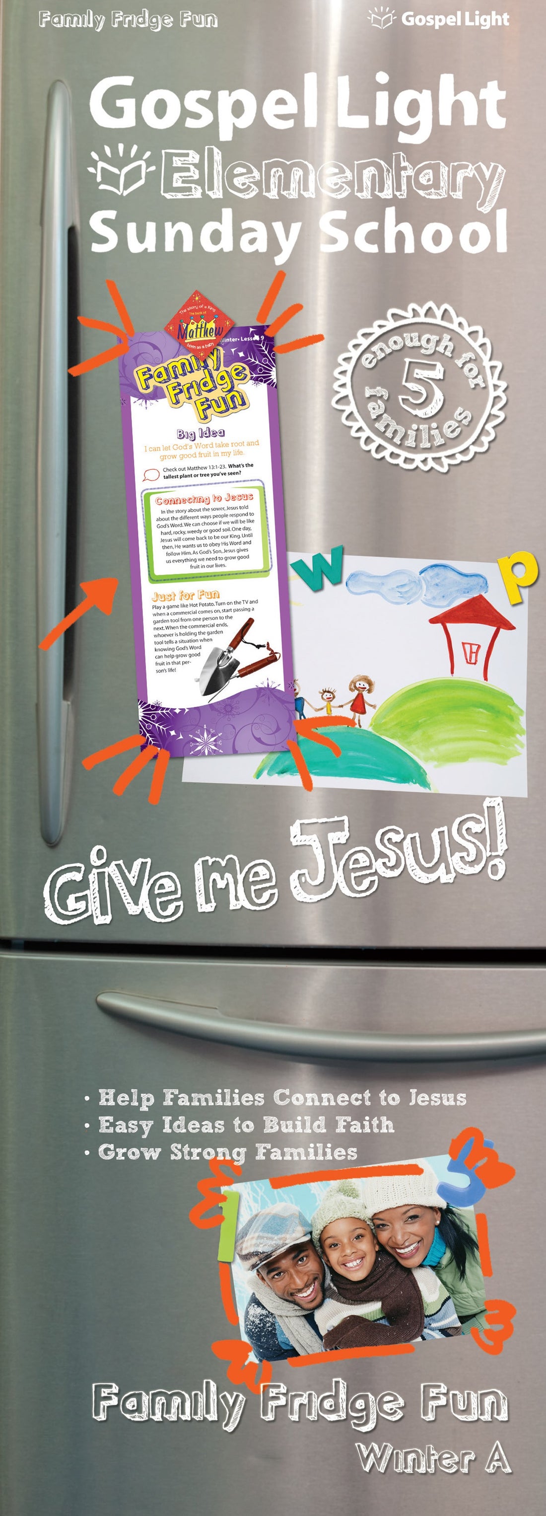 Gospel Light Winter 2023-2024: Elementary Fridge Fun (Take-Home) (Grades 1-4)-Year A (