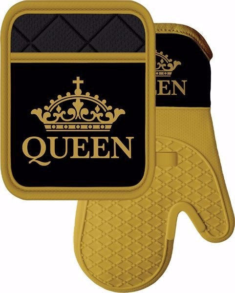 Oven Mitt & Pot Holder Set-Queen (Set Of 2)