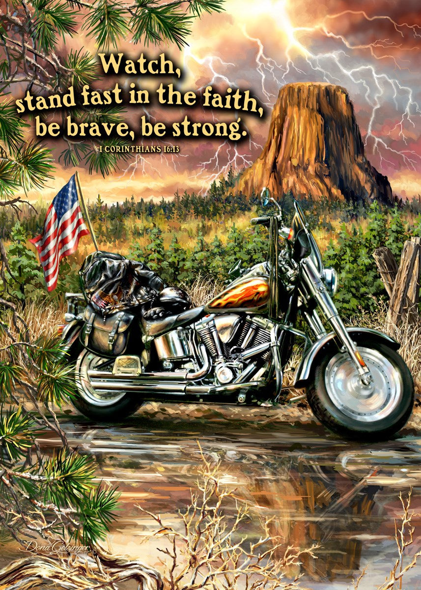 Frameless Canvas-The Open Road w/Scripture (10 x 14)