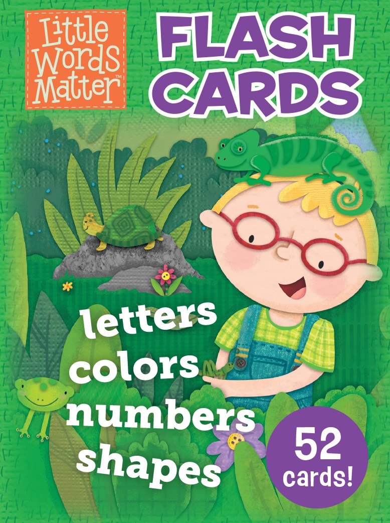 Flashcards-Letters Colors Numbers Shapes (Little Words Matter)-52 Cards