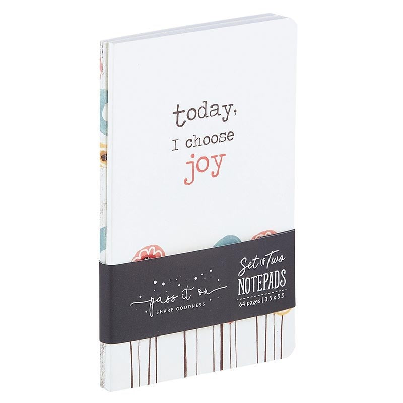 Notebook Set-Today I Choose Joy (Set Of 2)