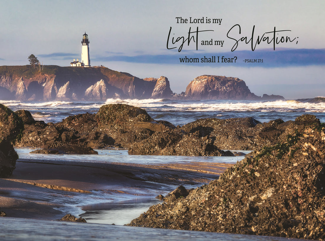 Jigsaw Puzzle-Light & Salvation (Psalm 27:1) (1000 Pieces)