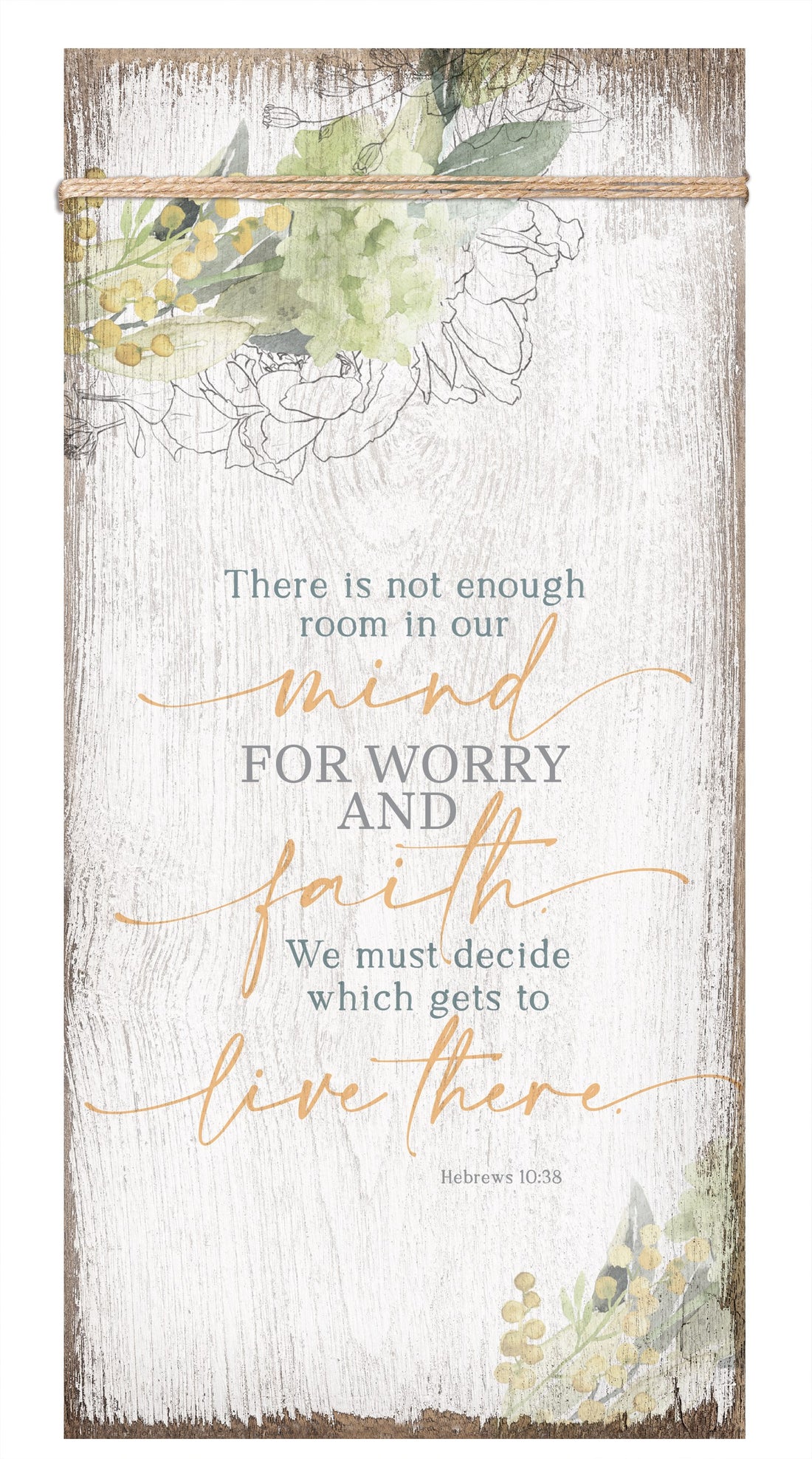 Plaque-Timeless Twine-There Is Not Enough Room