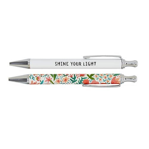 Pen Set-Shine Your Light (Set Of 2)