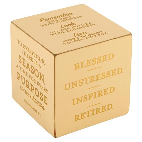 Quote Cube-Retirement (2.5" Square)