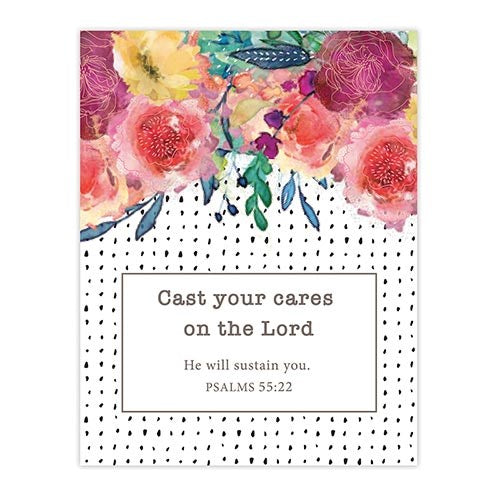 Magnet-Cast Your Cares On the Lord (2.625" x 3.375") (Pack Of 6)