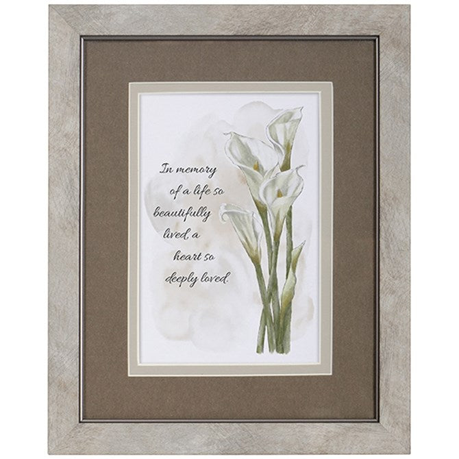 Framed Blessing-Memory (10" x 8")