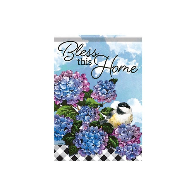 Flag-Garden-Durasoft-Classic Hydrangeas (12.5" x 18")