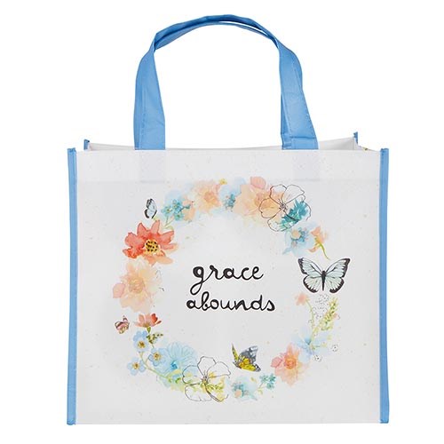 Laminated Tote-Grace Abounds (12 x 10 x 6)