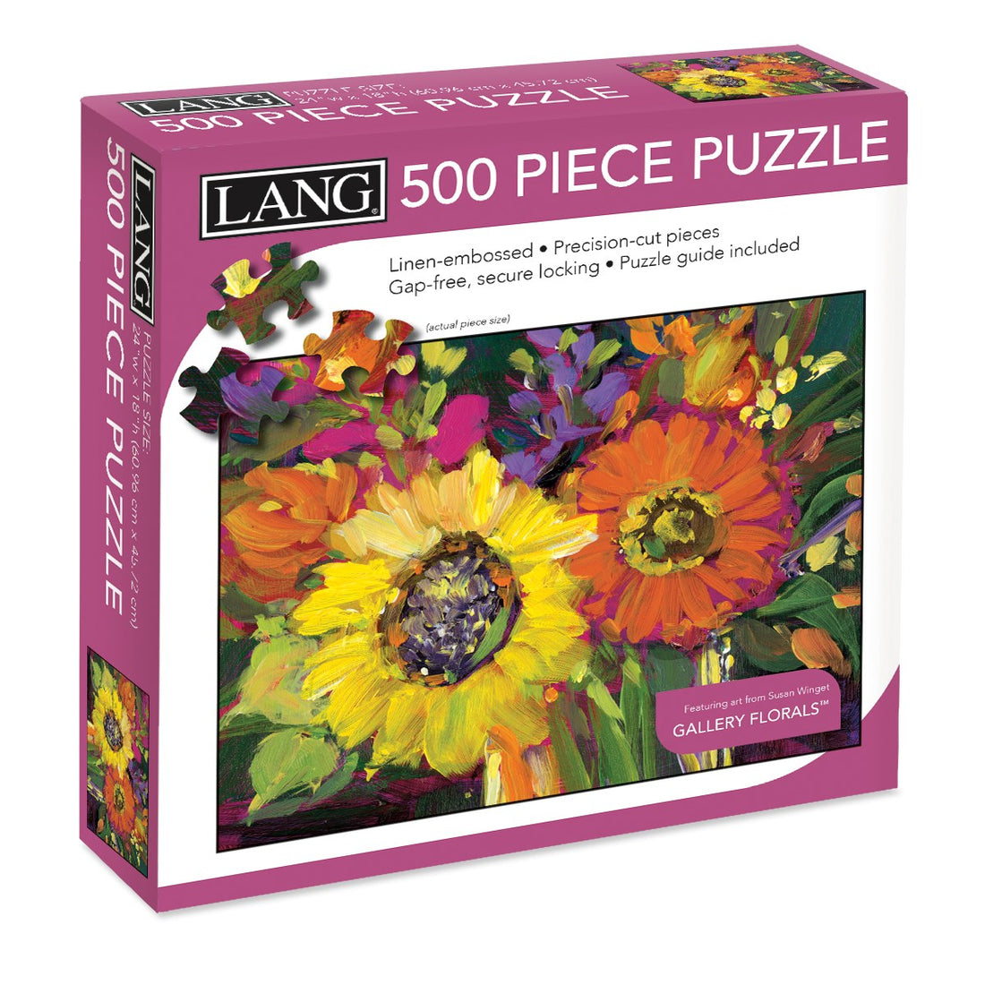 Jigsaw Puzzle-Gallery Florals (500 Pieces)