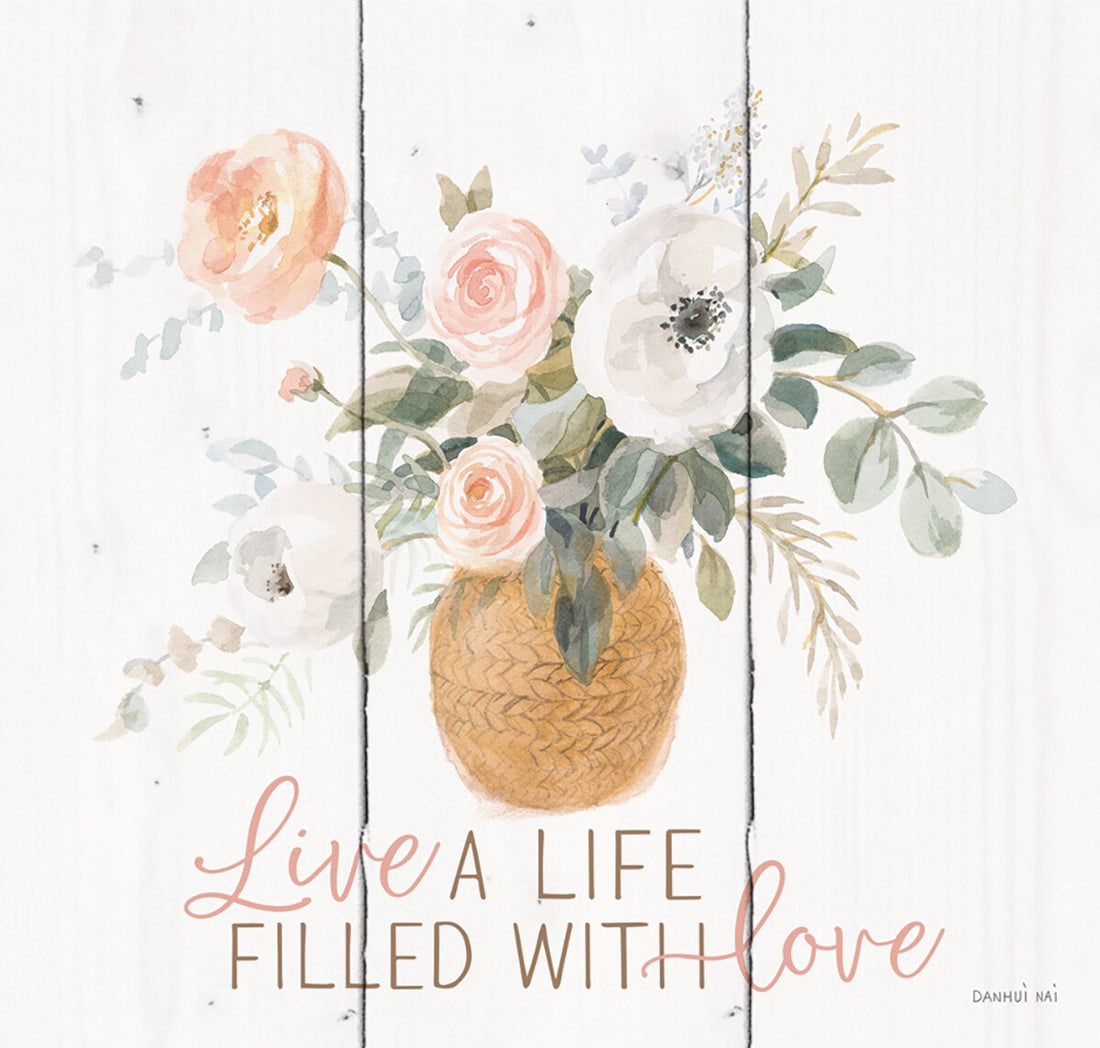 Pallet Decor-Live A Life Of Love (10.5 x 10)