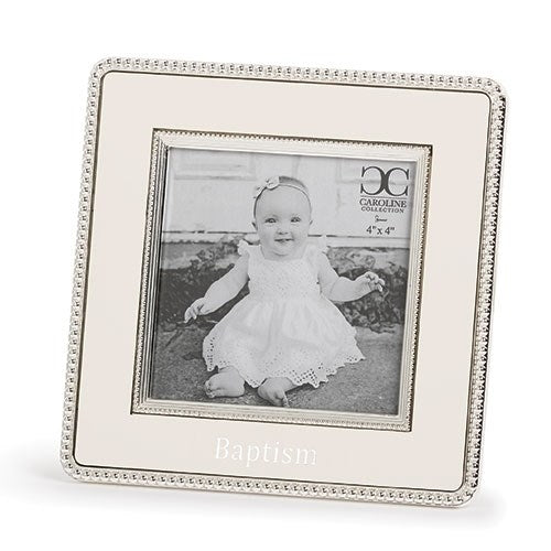 Frame-Baptism (Holds 4x4 Photo) (6")