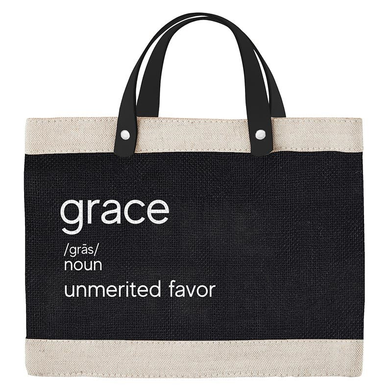 Mini Market Tote-Grace (12.5" x 9.5"x 5.5")