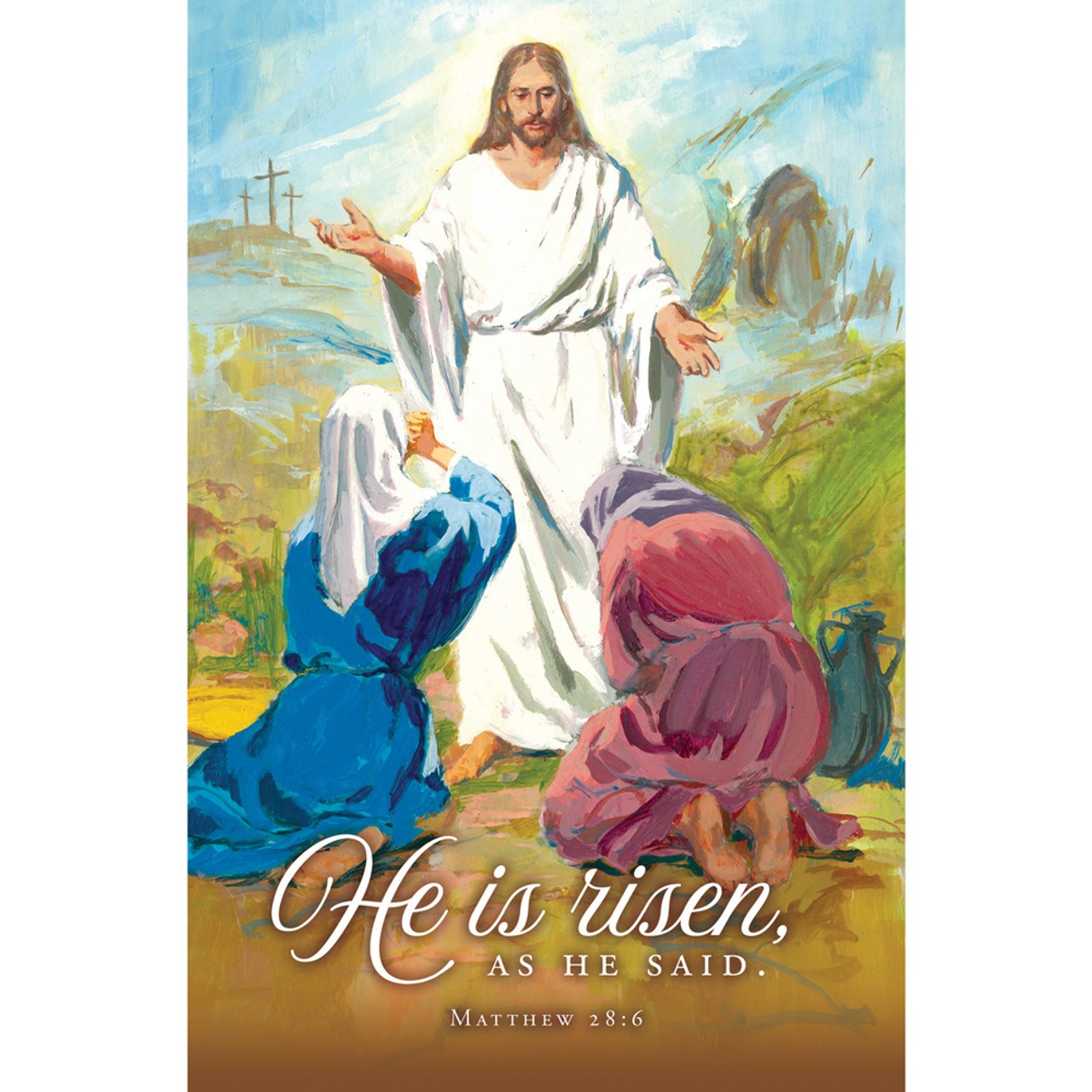 Bulletin-He Is Risen As He Said. (Pack Of 100)