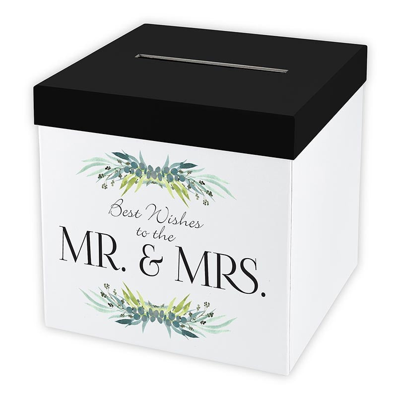 Seed of Abraham Christian Bookstore - (In)Courage - Card Box-Best Wishes To The Mr. &amp; Mrs. (9.75&quot;SQ)