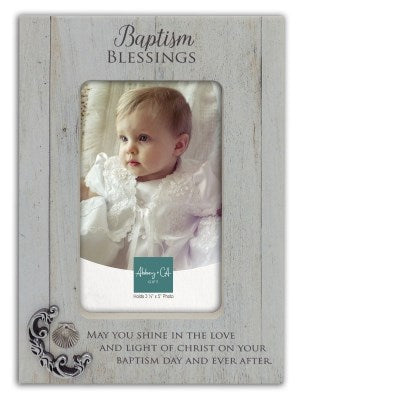 Frame-Baptism Blessings (Holds 3.5" x 5" Photo)