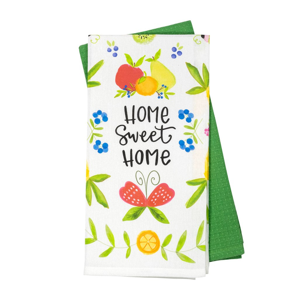 Tea Towel Set-Home Sweet Home (Set Of 2)