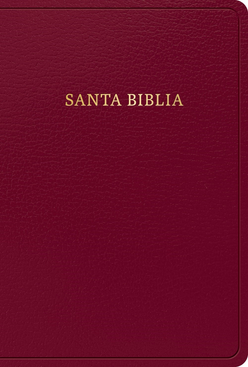 Span-RVR 1960 Hand Size Giant Print Bible (Biblia Letra Grande Tamano Manual)-Burgundy Imitation Leather Indexed