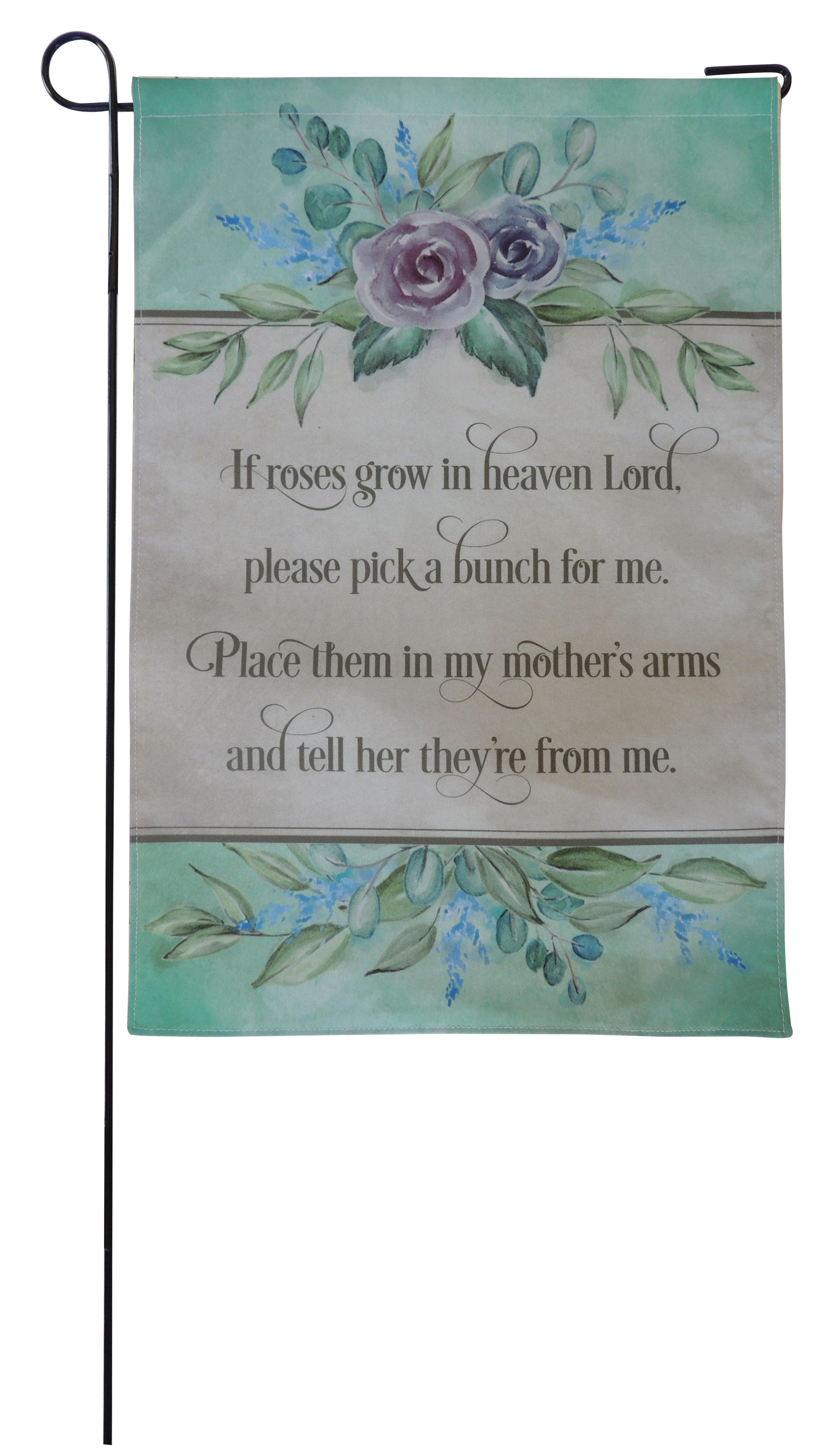 Flag-Garden-Roses In Heaven (12" x 18")