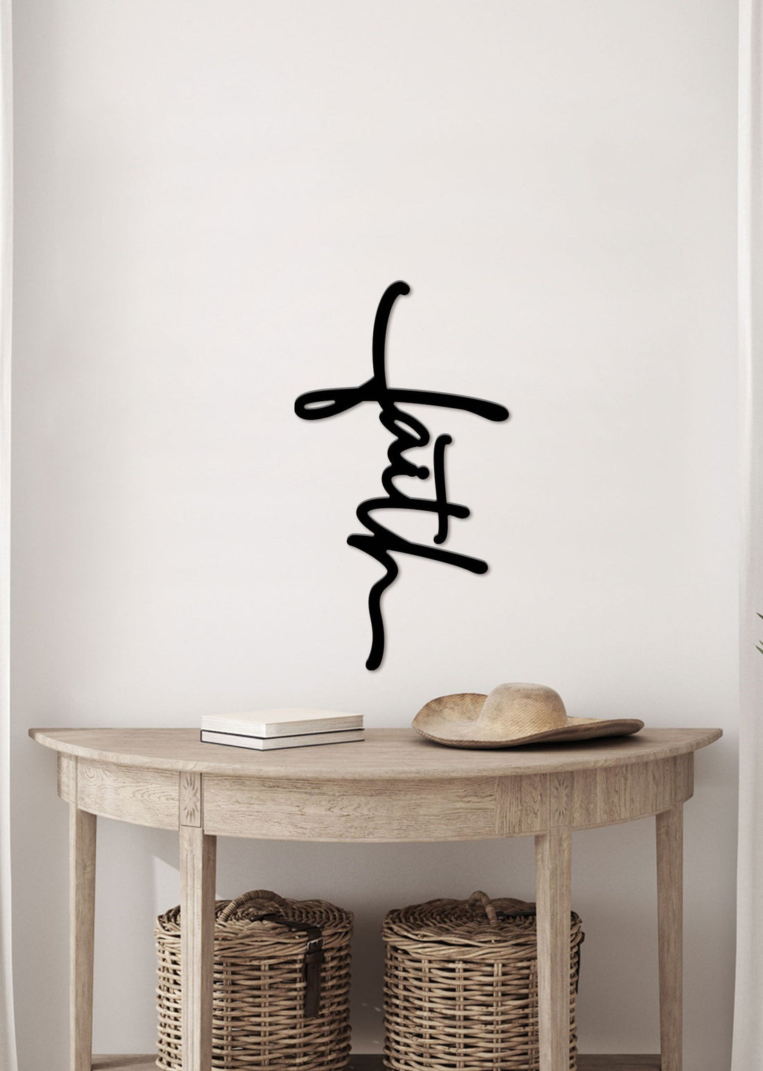 Ornate Decor-Word Cutout-Faith (13.25 x 24)