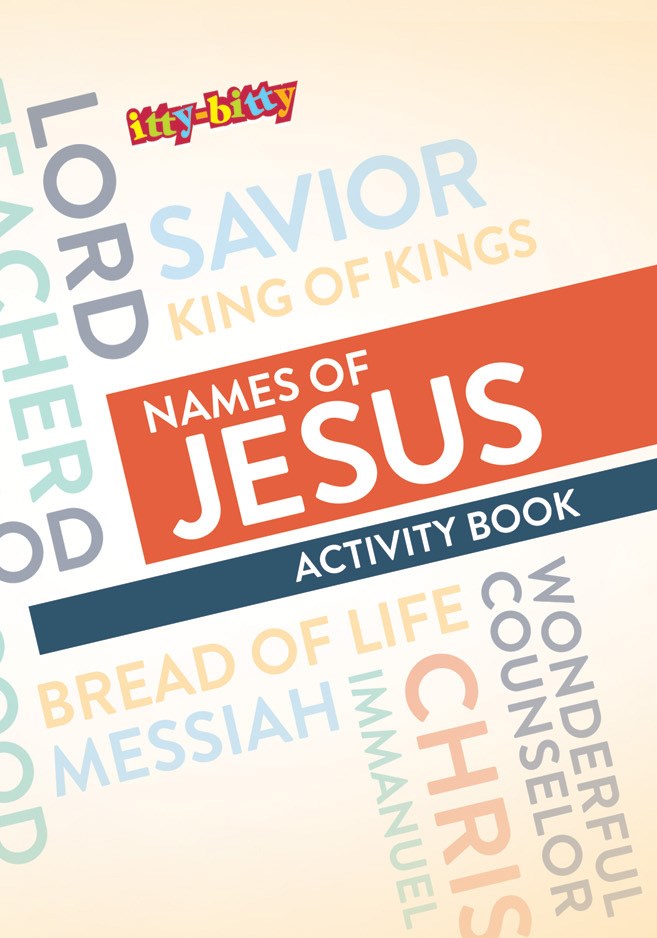 Itty-Bitty Names Of Jesus Activity Book (Pack Of 6)
