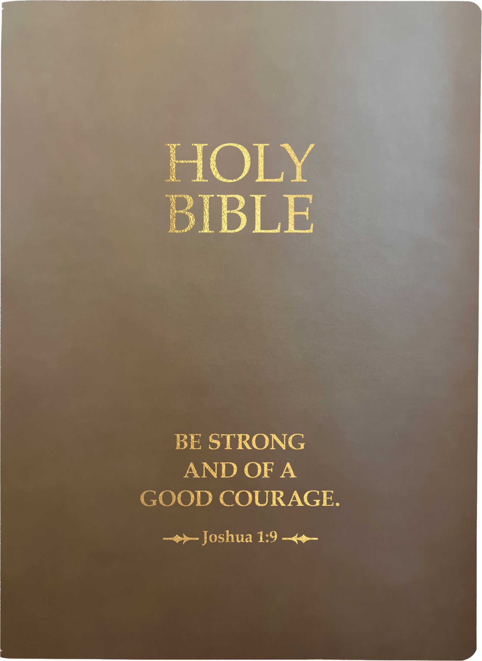 KJVER Holy Bible Be Strong & Courageous Life Verse Edition Large Print-Coffee Ultrasoft